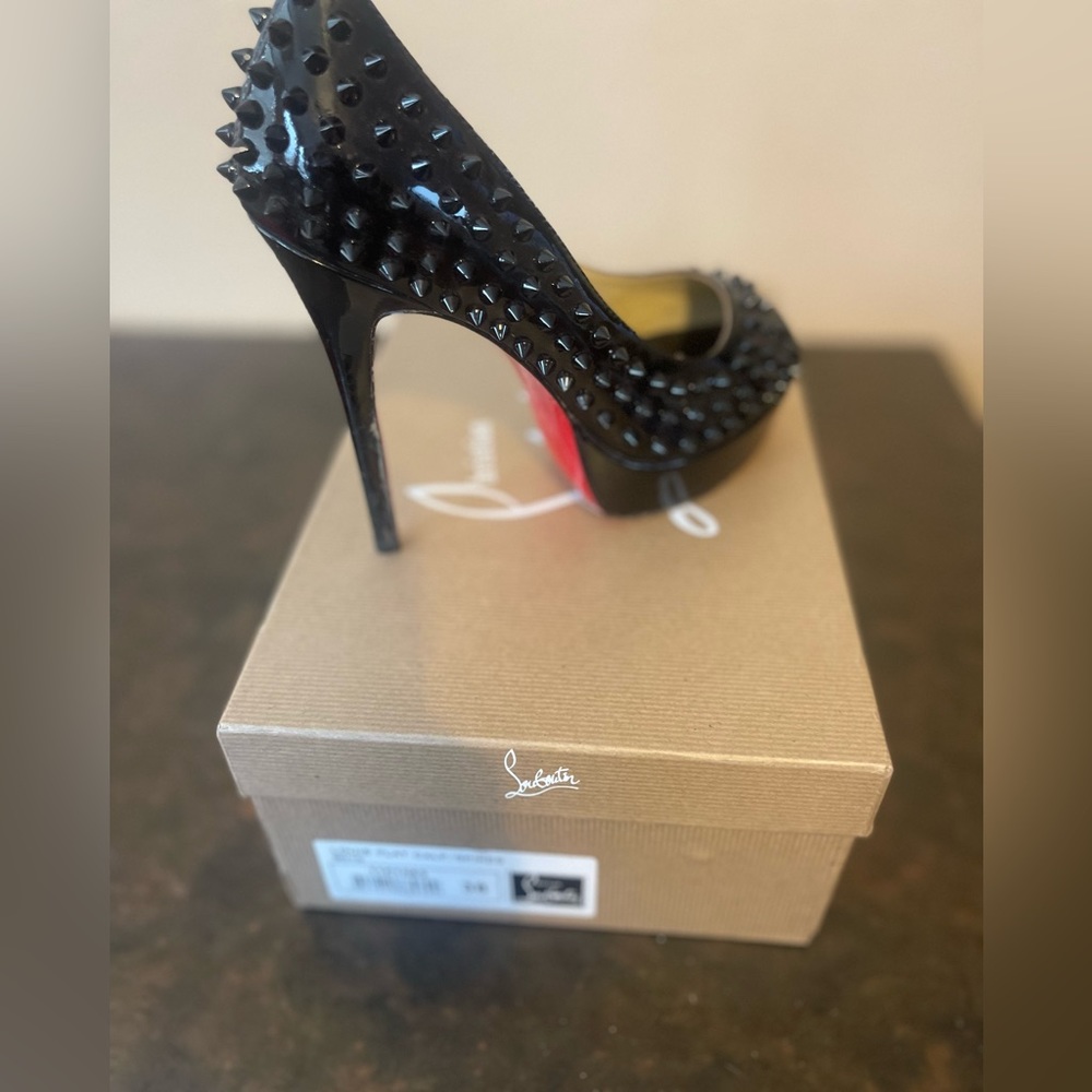 Christian Louboutin Louis Calf/Spike Shoe - Picture 1 of 10